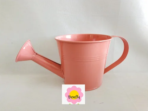 small Play Time or Practical Use galvanized zinc metal  Watering Can for boy girl kid Child for  Home garden yard flower planter