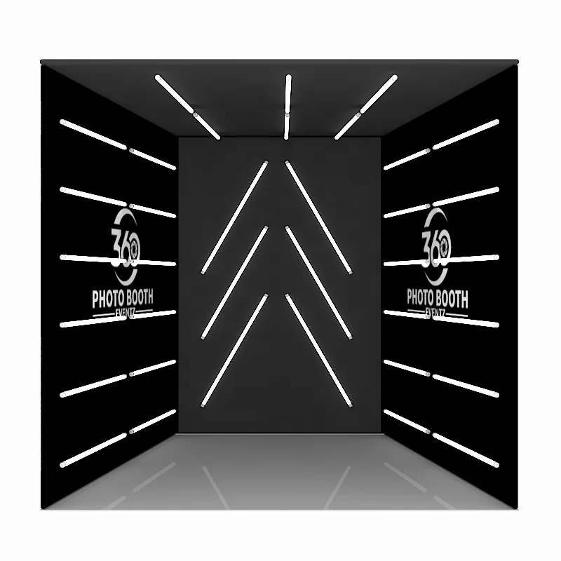 Newest Event Photo Booth 360 Degree Enclosure Trade Show vogue booth