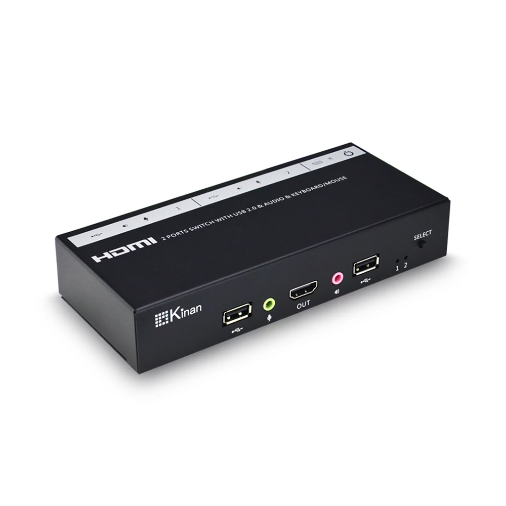 Kinan 2 порта USB KVM 4k 60 HDMI KVM Switch