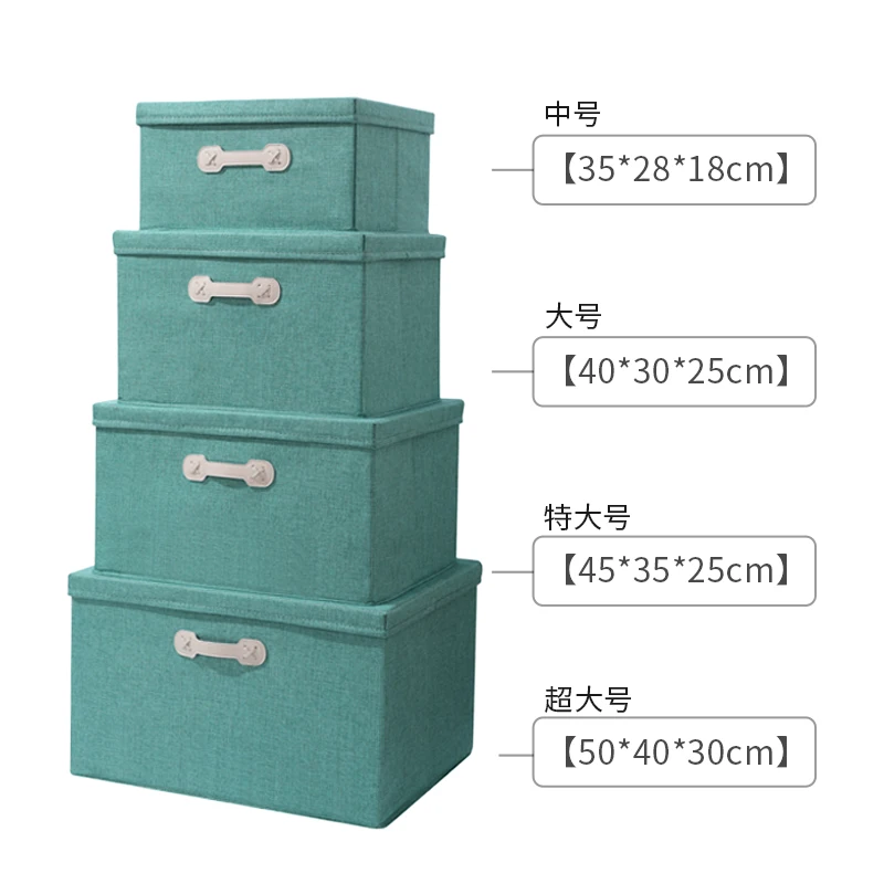Storage boxes for clothes with Handles Closet Bedroom Drawers Organizers Cloth Organizer Storage Boxes fabric drawer