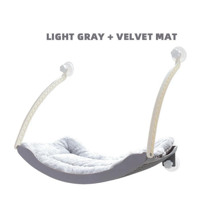 Cat Winter Sunbathing Suction Cup Soft Bed Balcony Window Swing Cat Hammock Scratching Post Hanging Basket Cat Hammock
