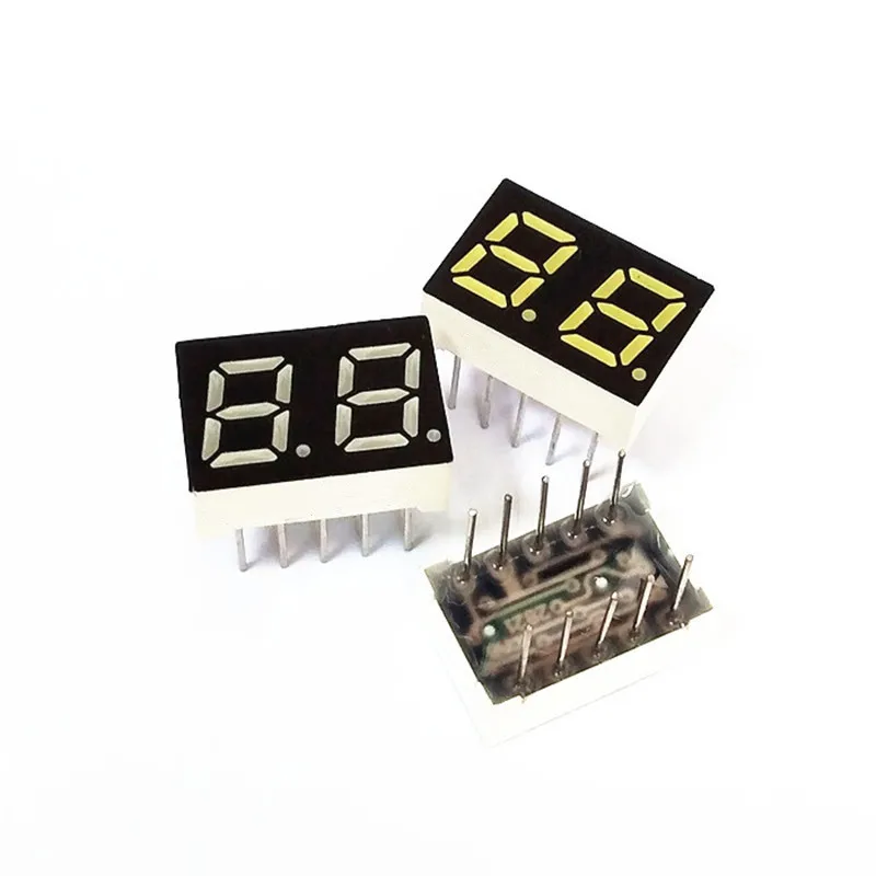 Jstronic mini 0.28 inch 2 digit 7 segment Led Display red blue white Seven Segment LED Panel