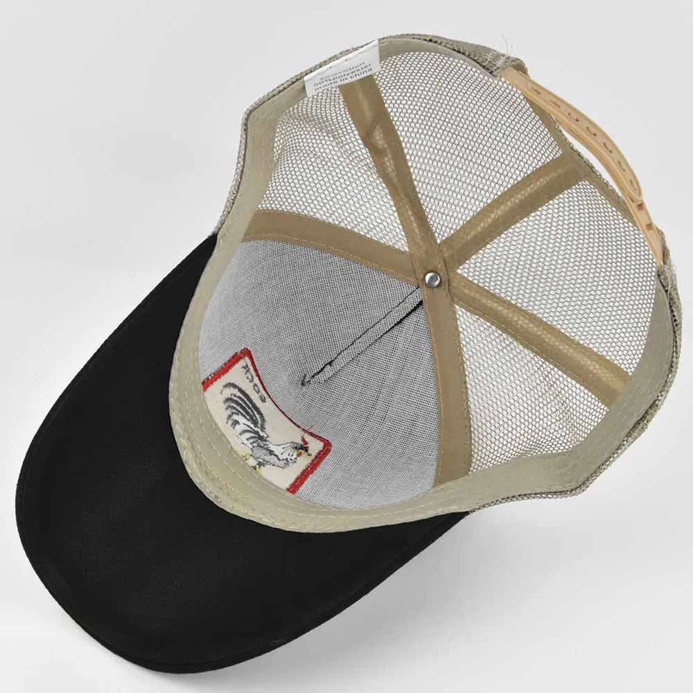 New Arrivals Animal Trucker Hat for Farmer Fashion Embroidery Patch Animal Baseball Cap With Mesh Trucker Hat Caps Custom Logo