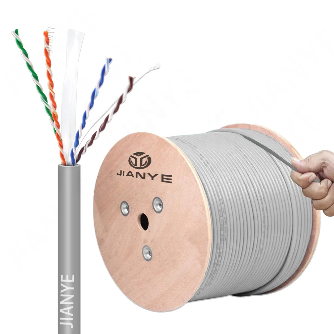 Неизолированный медный провод CCA lszh оболочка cat 6 кабель для сети 305 м ftp cat6 в