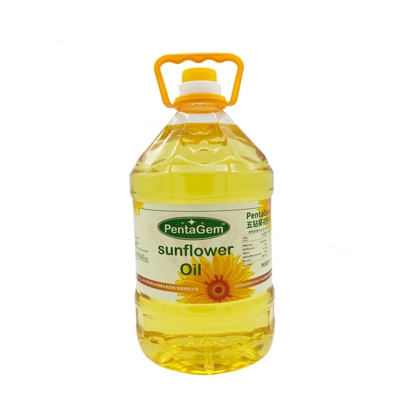 Ukraine original imported sunflower oil edible oil first class pressed vegetable oil 5000ml