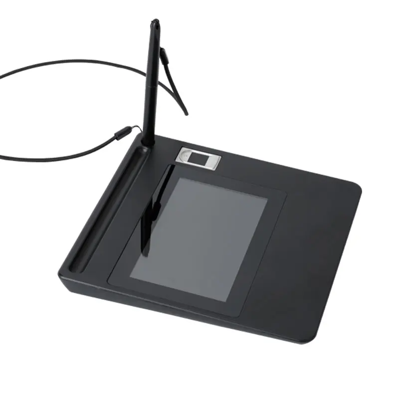 professional 5 inch Paperless thumb scanner pad signature signage Electronic Digital Signature Pad