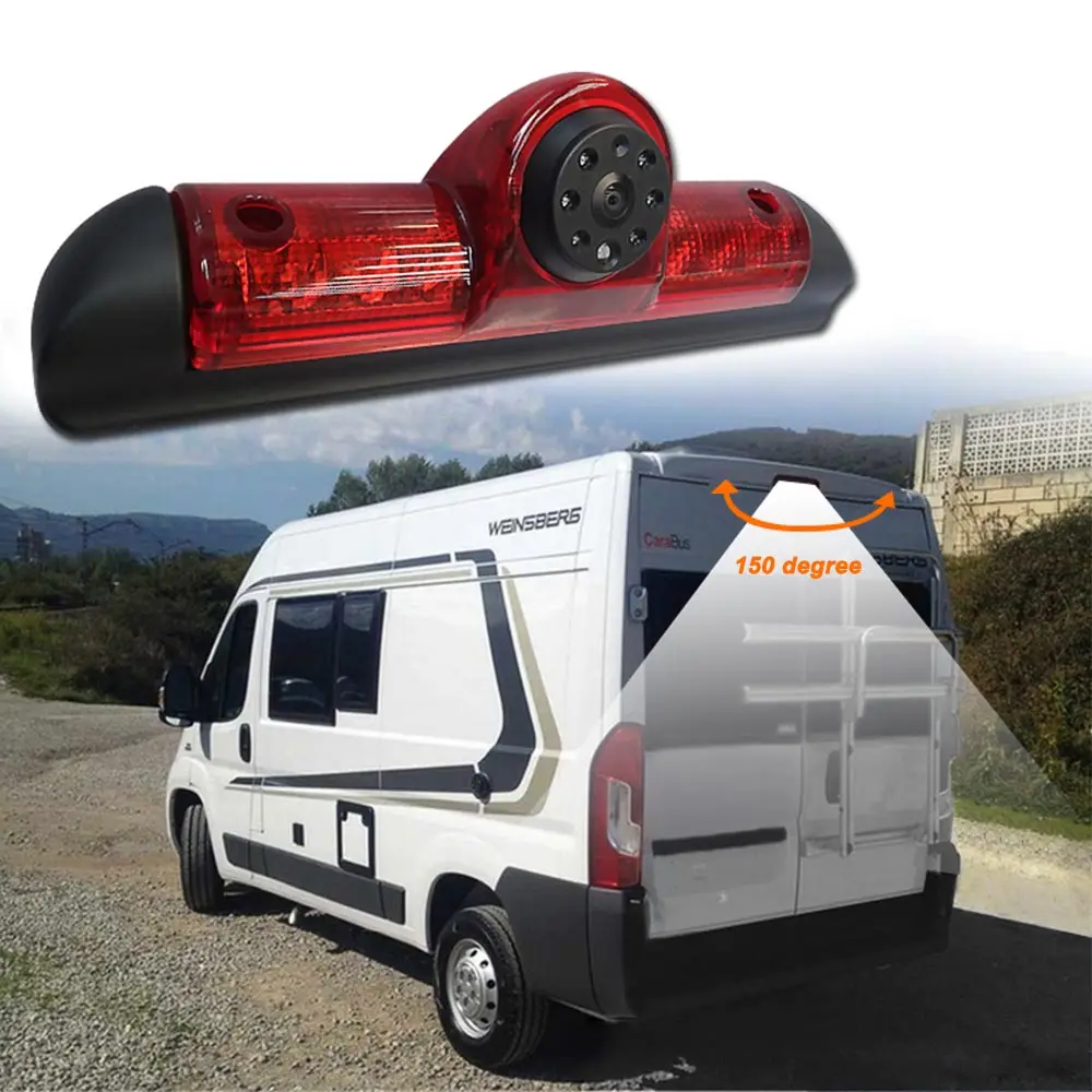 Fiat Ducato 06-15 Rear Reversing Camera Kit Integrated Brake Light camera