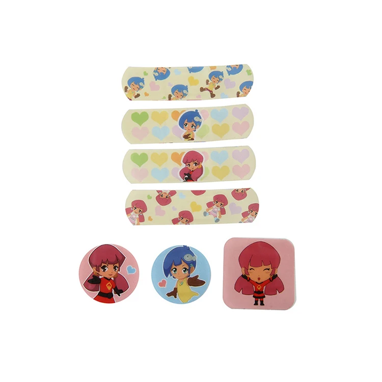 Cartoon Adhesive Bandage/Custom Printed Band Aids/Wound Plaster for Kids