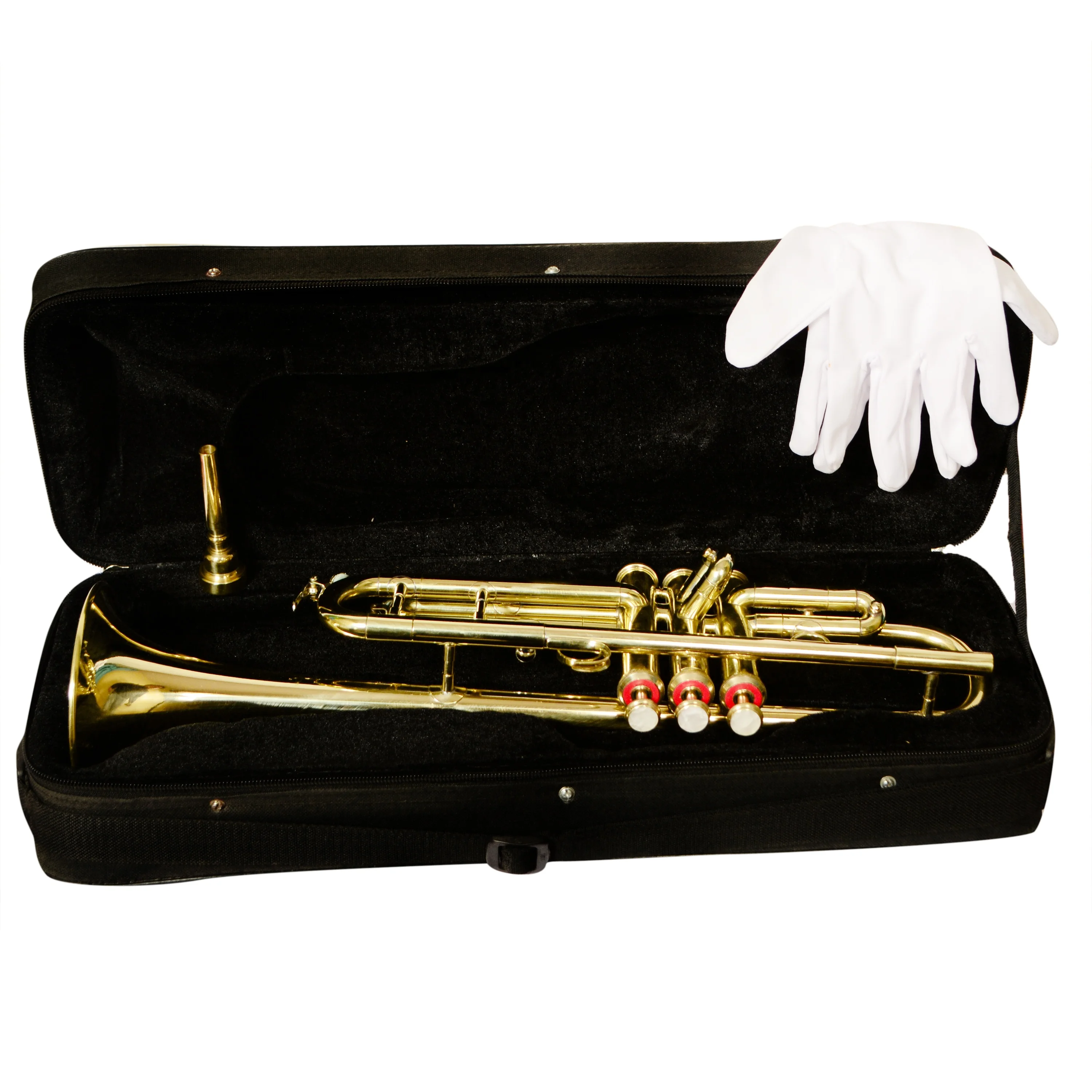 Heavy Quality Army Brass Cornet B Flat Nickel Polished Finish Scout Cadet Drill Parade Bugle Trumpet Musical Instrument