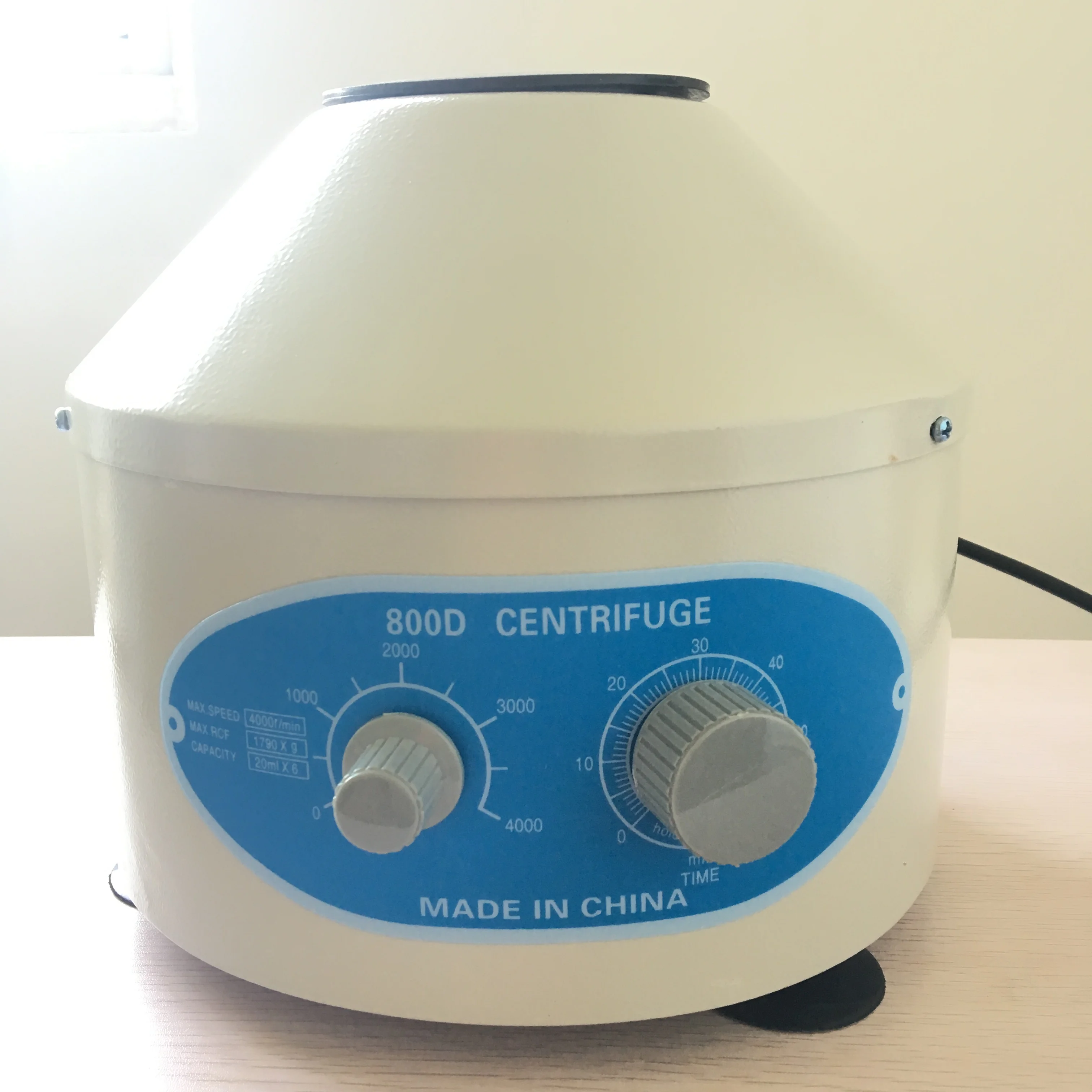 Laboratory Centrifuge Machine with Timer 800D