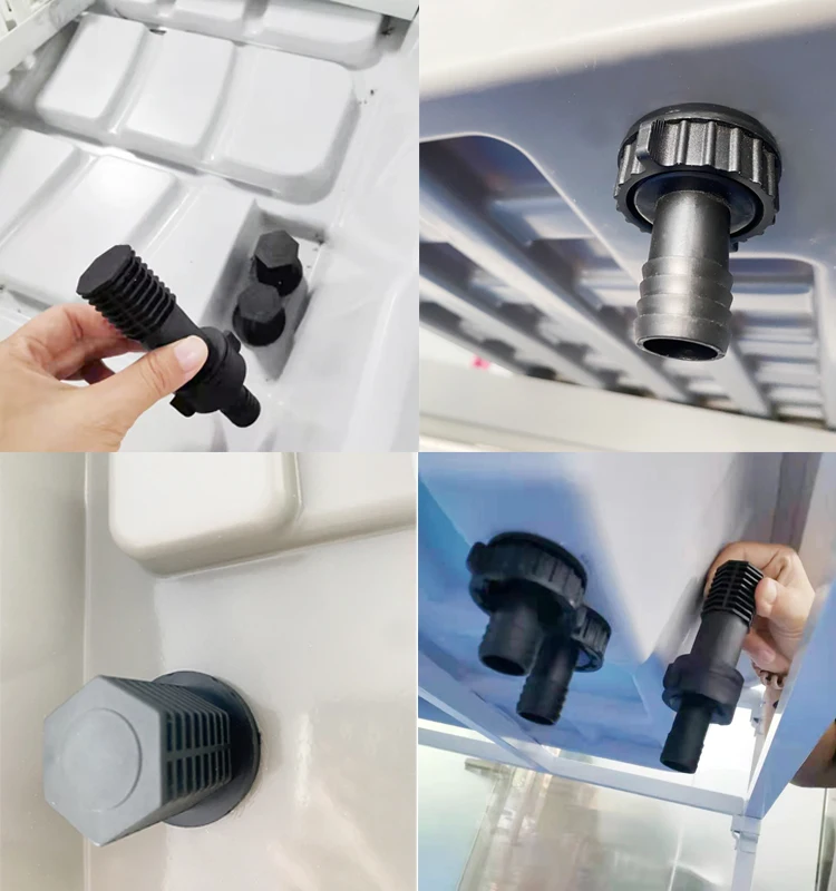 Автоматический сливной фитинг для ирригации 1/2 дюйма и 3/4 дюйма полный комплект