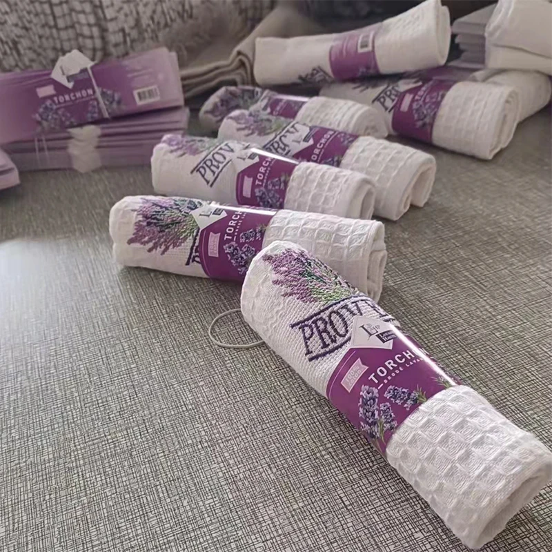 Wholesale Popular 100% Pure Crepe Linen Crepe Tea Towel