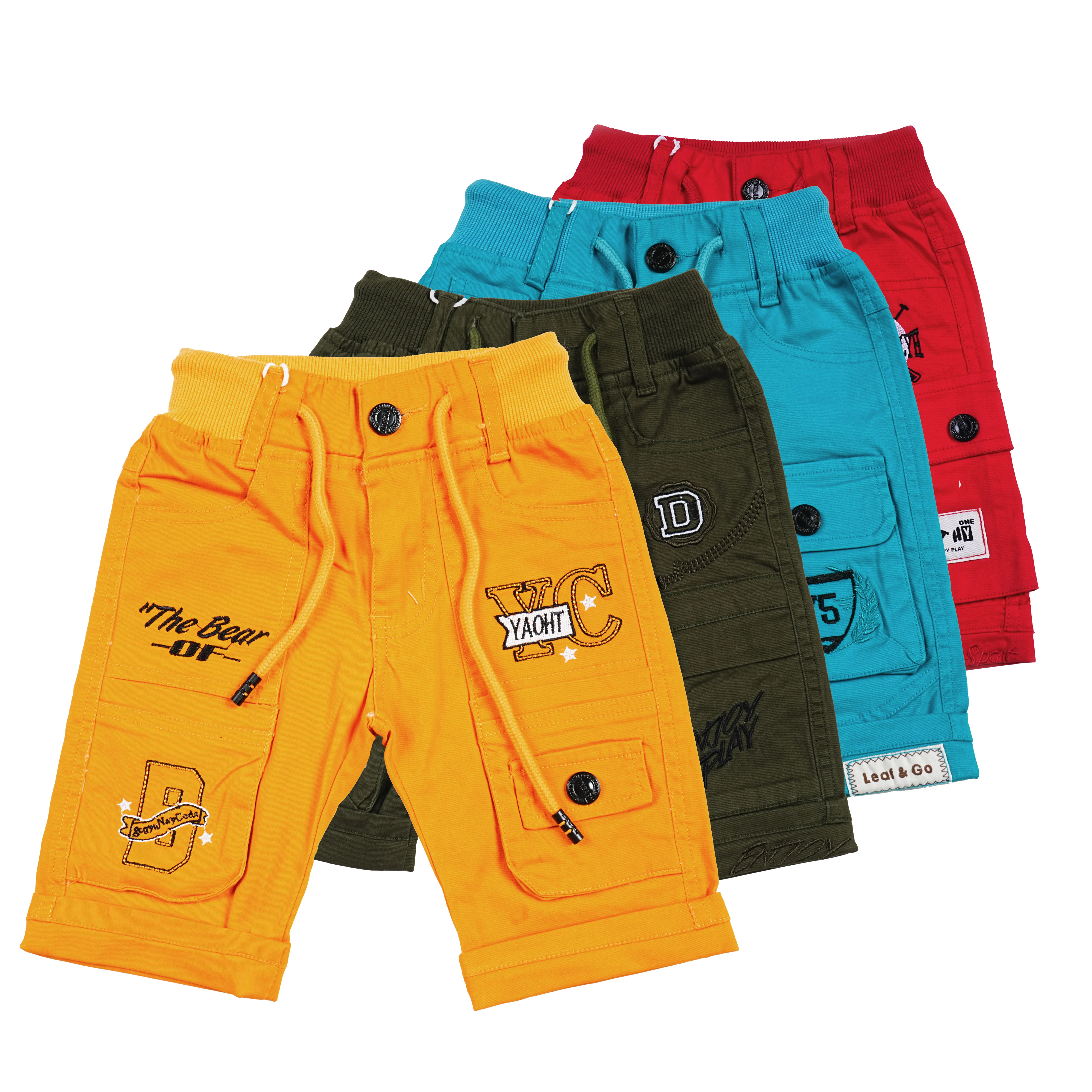 china quality wholesale price toddler boys pants kids cotton cargo shorts casual Children clothes