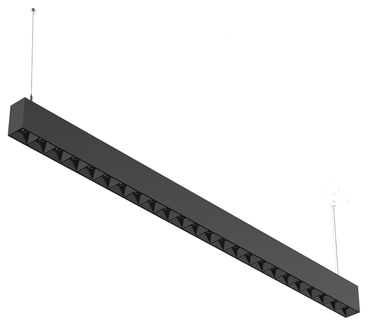 Modern 0-10v Dimmable ETL Linear Lamp 60w 120w Etl Ce Shop Lights Suspendend Ceiling Smd 2835 Aluminum Body Office light