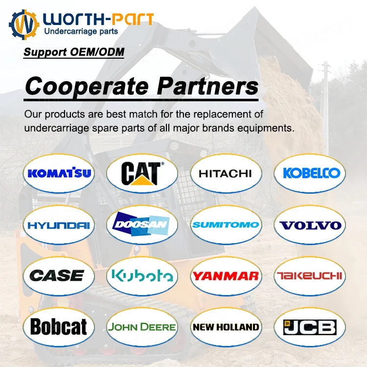 T140 6732903 Rear Idler For Mini Equipment Skid Steer Compact Loader Undercarriage Parts