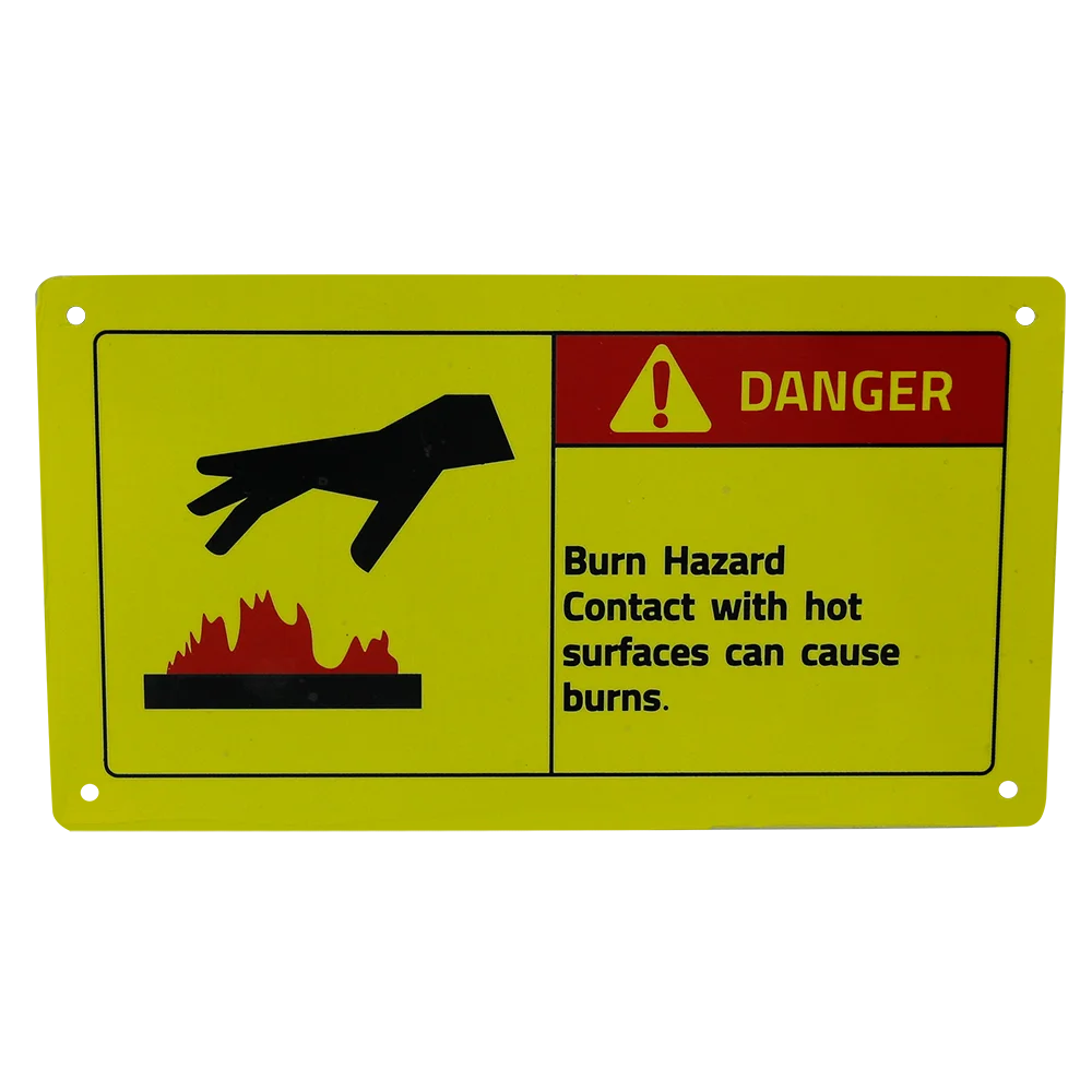 Design Hazard Labels For Equipment Machines Nameplates Aluminium Logos Metal Stainless Steel custom metal name plates