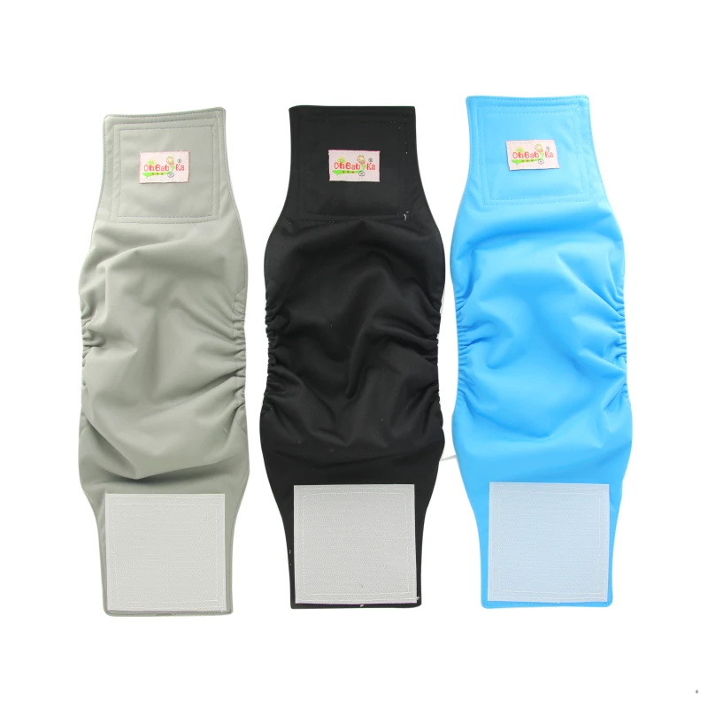 oh baby ka Washable Reusable Absorbent Cloth Pet Dog Diapers