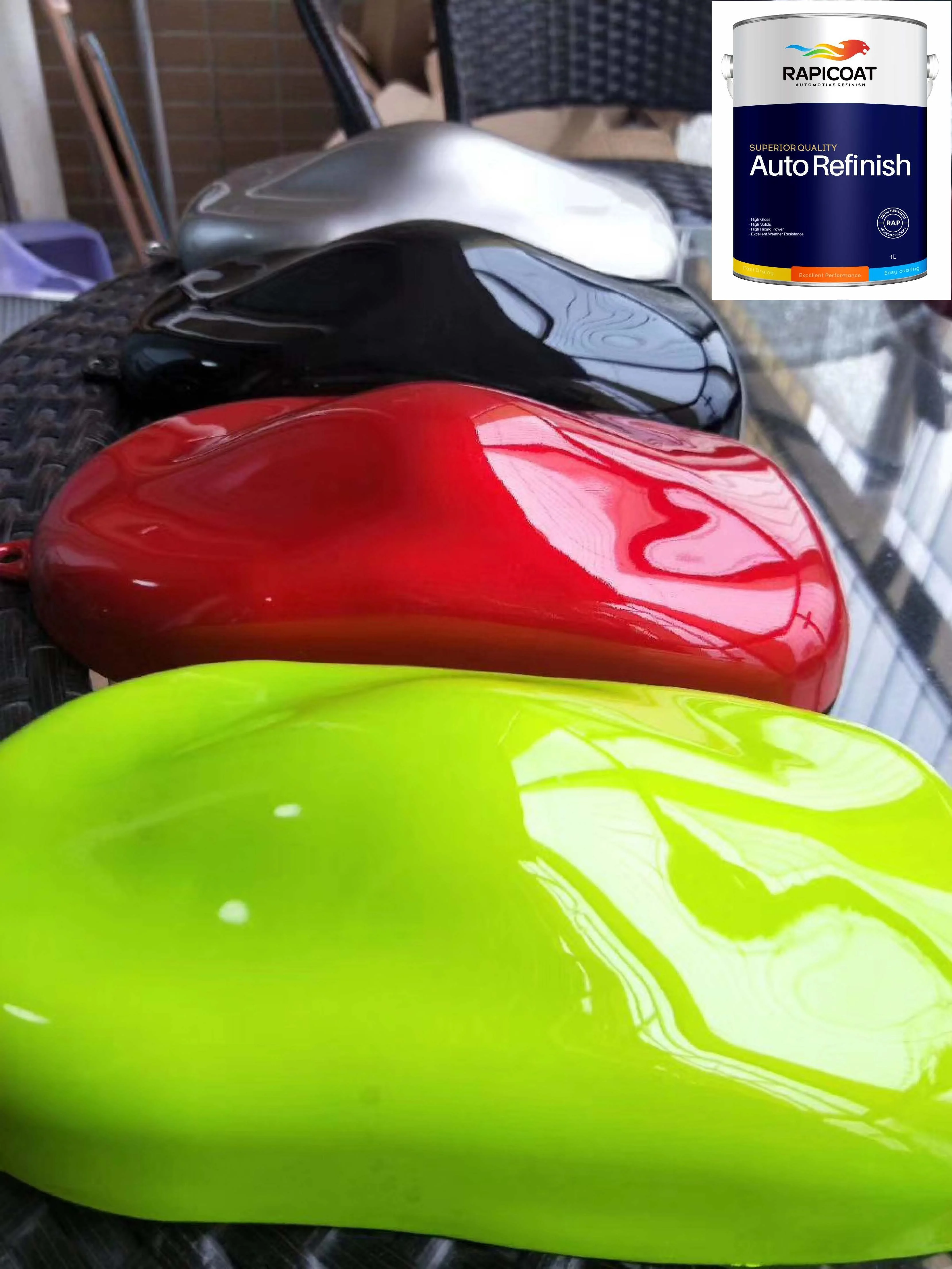 Extremely high solid and film thickness excellent gloss and vividness mirror effect outstanding brightness clear coat RAP-530