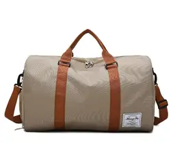 2022 дизайнерская многофункциональная спортивная сумка из ткани Оксфорд с отделением для обуви, оптовая продажа, Спортивная походная сумка с логотипом заказчика для плавания