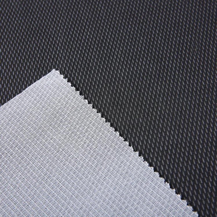 Black solid best price dry fit breathable stretch polyester mesh fabric for sport vest
