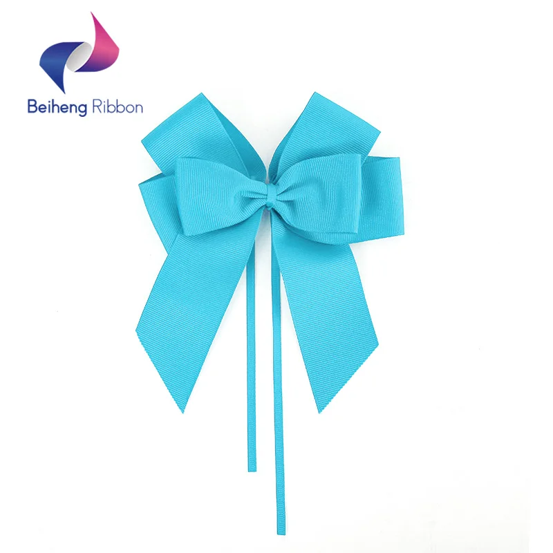 Custom Solid Color Grosgrain Ribbon Bow with Elastic Band