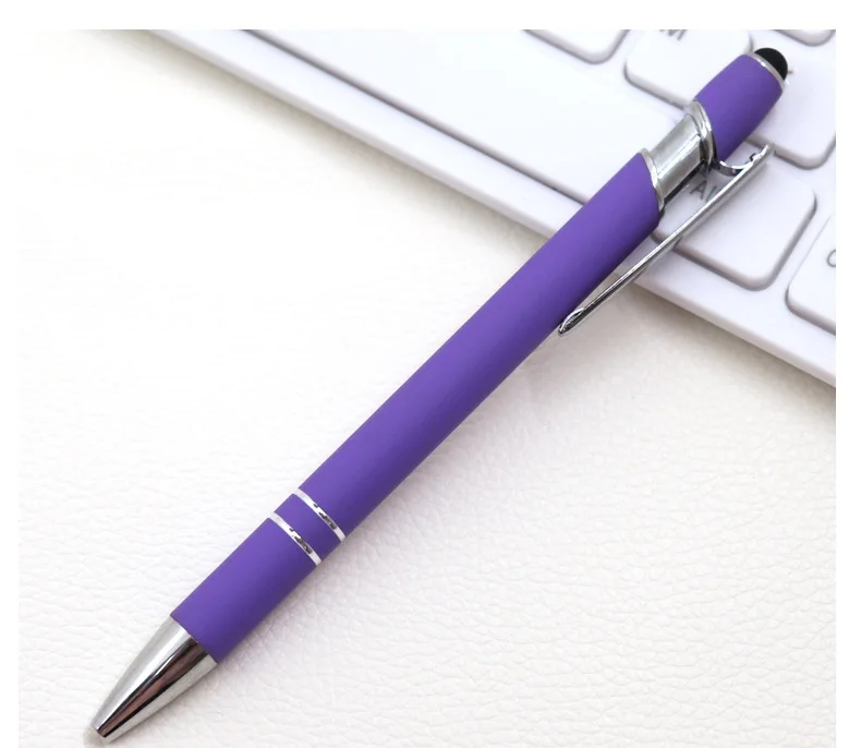 Office stationery Hot Selling custom logo Promotional Metal Multifunction Touch Screen ball pen
