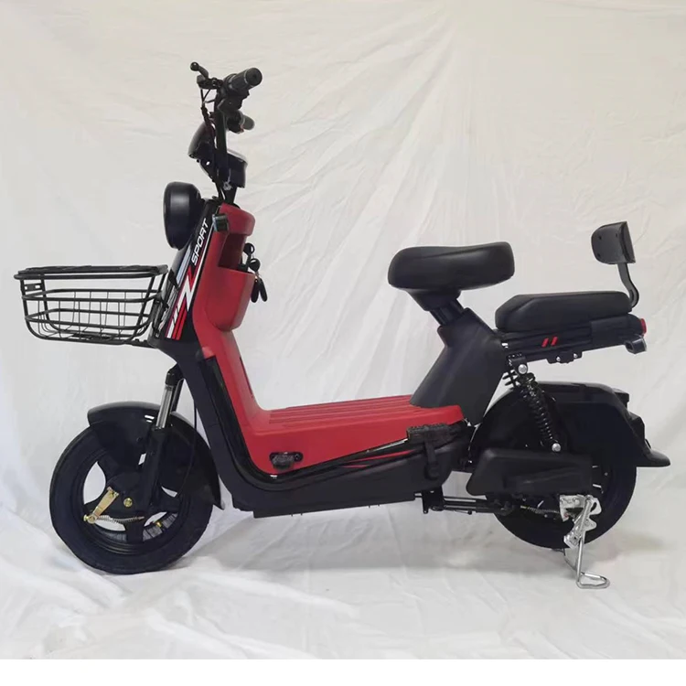 48 V fashionable city Lead-acid electric bike 2 wheel electric scooter electric bicycle with lithium battery led head light