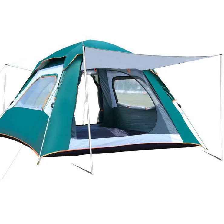 
High Quality Automatic Instant 3-4 Person Camping Tent Outdoor Quick Open Waterproof Family 4 Season Hiking Travel Tent 