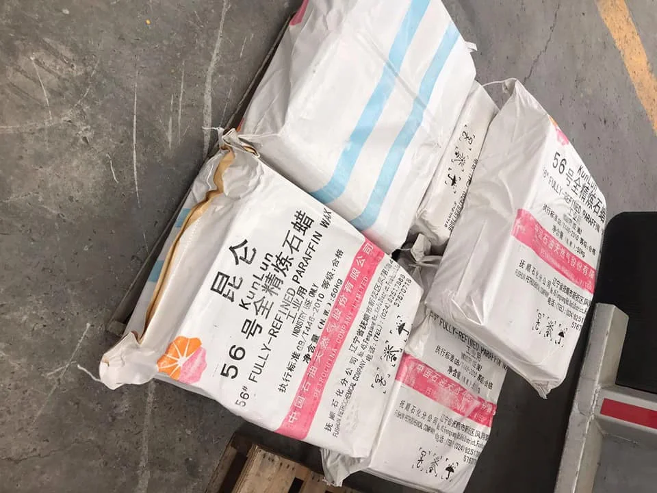 Kunlun Brand Fully Refined Paraffin Wax 58/60 Deg. C parafina para velas 140/145
