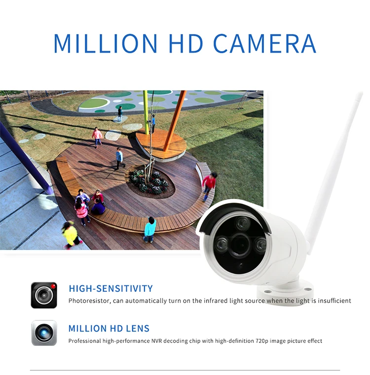 4CH 4K POE nvr kit 4-канальный Wi-Fi Открытый ip66 Водонепроницаемая домашняя цилиндрическая ip-камера видеонаблюдения беспроводная Видеосистема