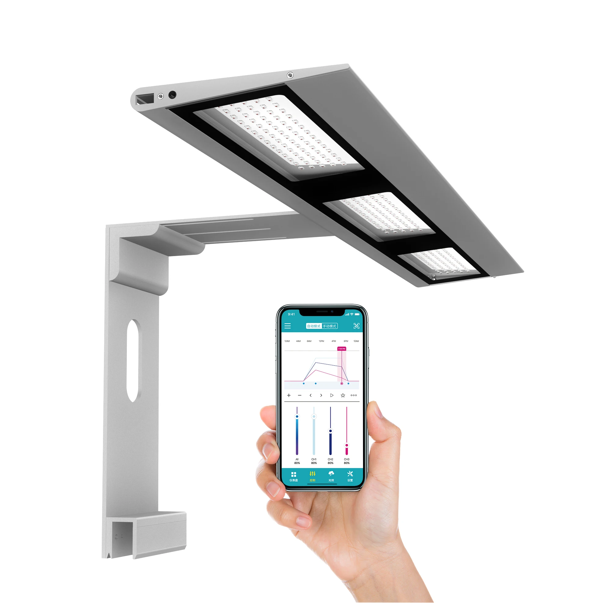  MICMOL- Aqua Air 900 90 Вт умный и Wi-Fi контроль восхода солнца закат полный спектр для посадки Танк риф коралловый