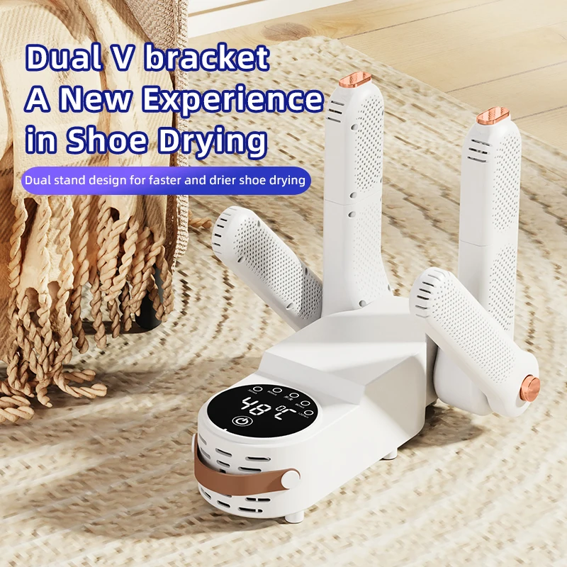 New intelligent electric shoe dryer for winter, foldable and expandable, constant temperature dehumidification and deodorization