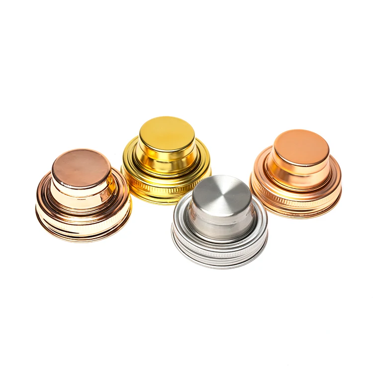 Wholesale Wide Mouth 70mm  Mason Spice Jar Shaker Lid Cocktail Shaker Lids