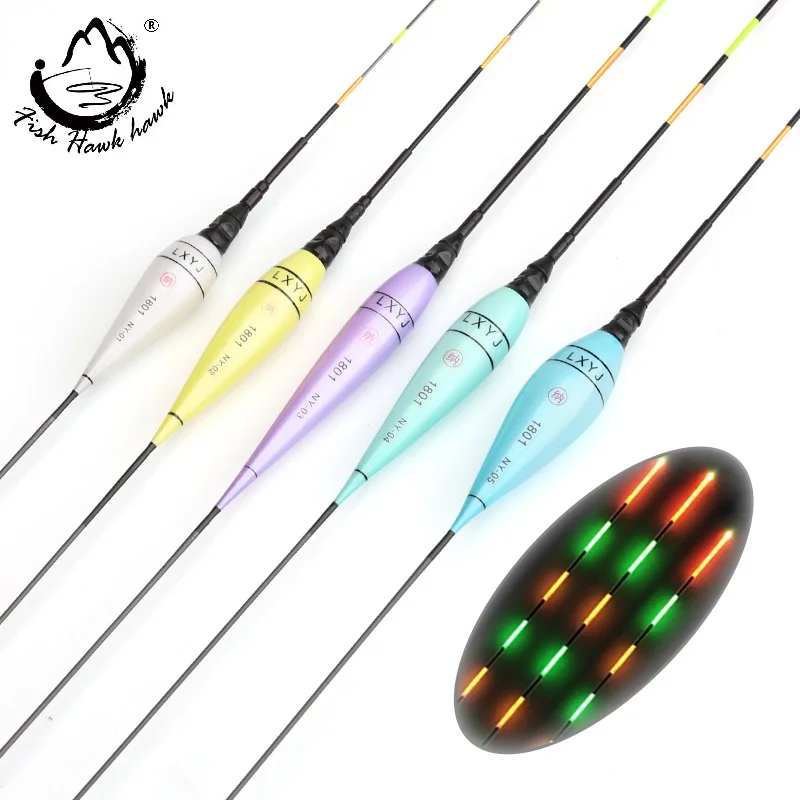 Fishing Floats Set Buoy Bobber Fishing Light Stick Floats Fluctuate Mix Size Color float buoy For Fishing Accessories