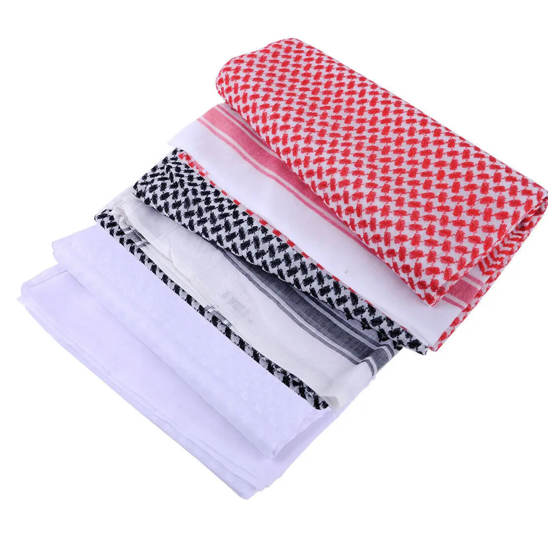 Muslim Dubai Casual Headwear Men Arab Shemagh Headscarf Scarf Neck Wrap Head Cover