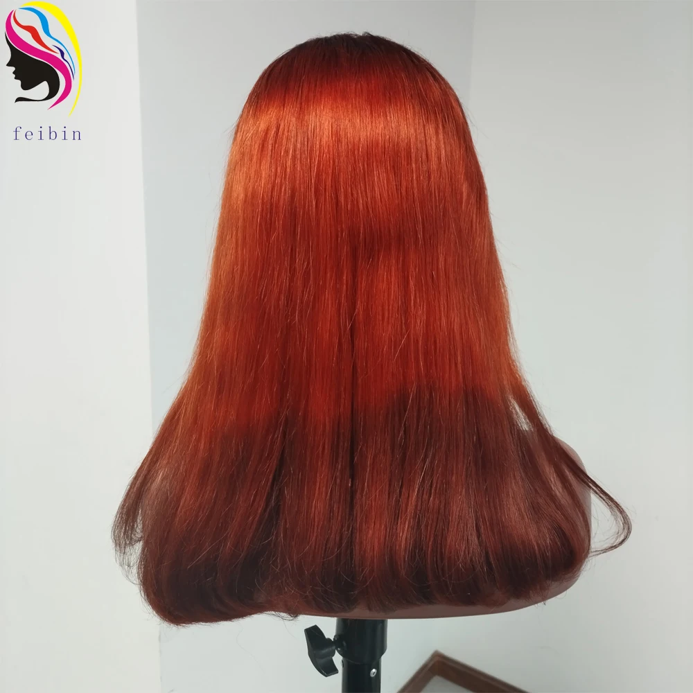16 inch Ombre color 4/350/4 color Cuticle Aligned Virgin Hair 13X4 Lace Frontal Wig Raw Hair Lace Front Wigs For Women