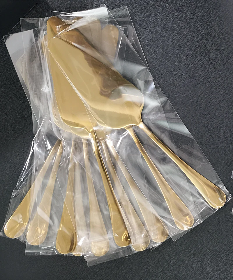 INS Cake Server Dessert Tool Rose Gold and Gold Color Stainless Steel Cake Knife