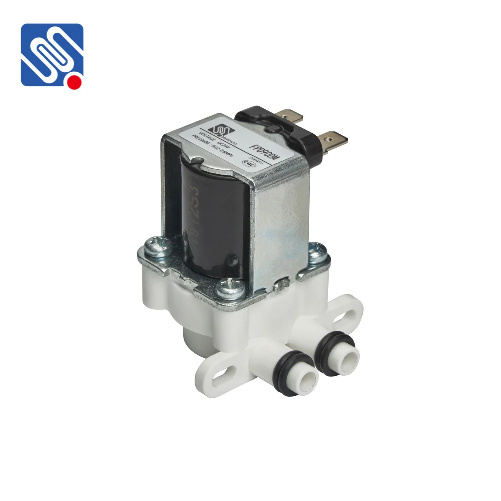 MEISHUO FPD90DM High quality DC24V 12V 36V no leak 7mm AC110V 220V inlet water solenoid valve for RO water filter