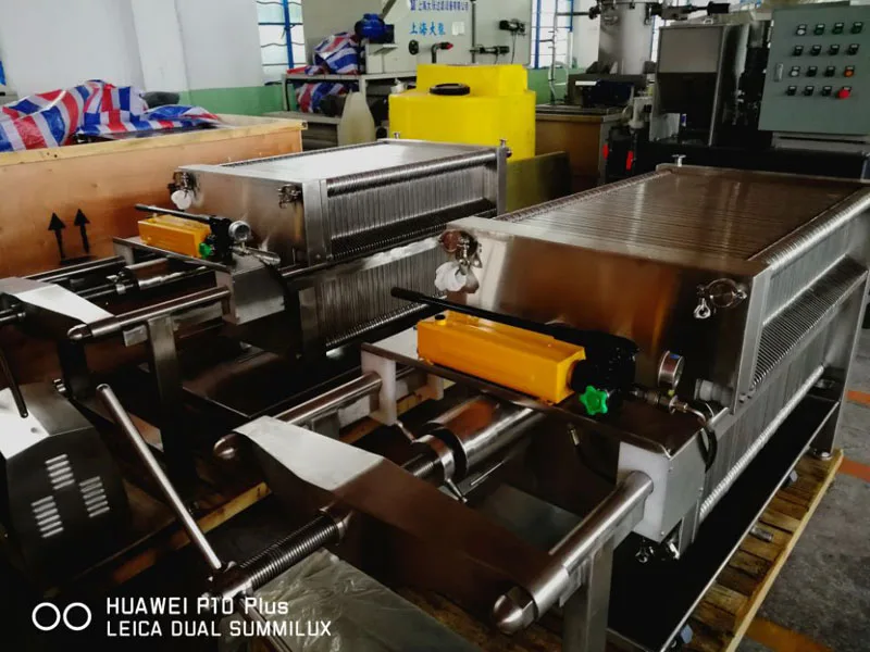 400mm Juicer Dewatering Food Grade Stainless Steel Filter Press BASJL400