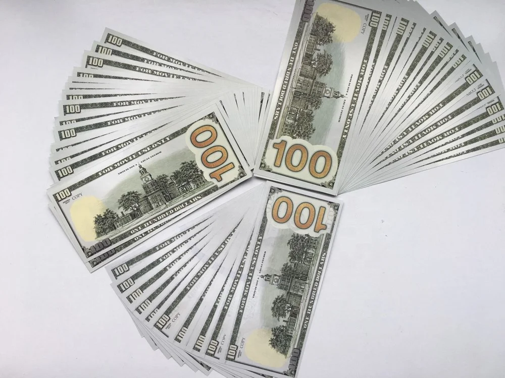 Доллары США, реквизит, деньги из фильма, играйте деньги