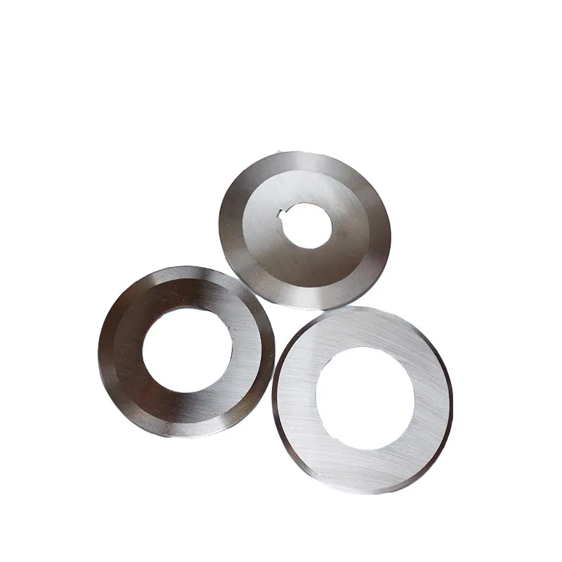 80*22*1.2 SKD-11 Accurate Dished Small Hole Round Slitting Shear Cutter Blade Slitter Roller Circular Dish Knives For Foil