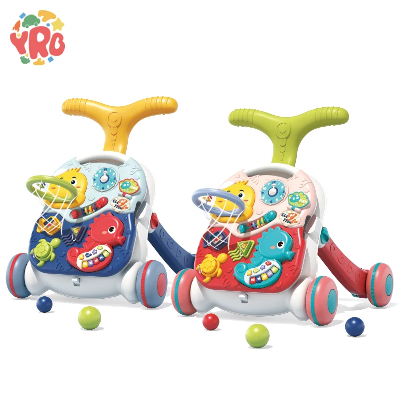 2 в 1 Многофункциональный Детские Обучающие активности Walker дешевые музыкальные детские дорожные коляски