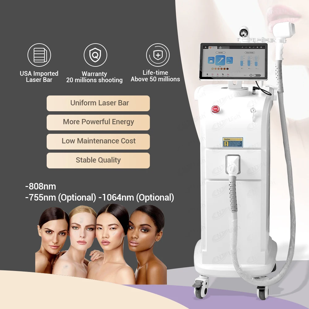 Different spot size permanent bikini hair laser removal machine