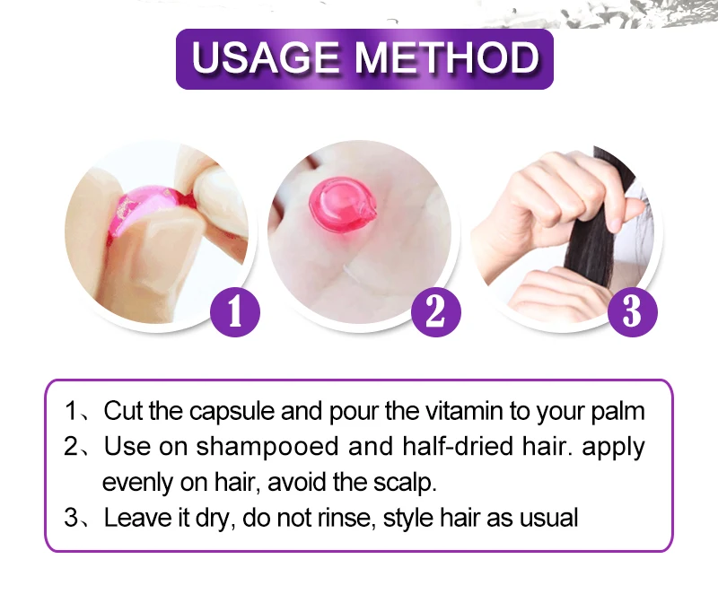 Hair Vitamin Private Brand Professional Hair Care Biotin Hair Vitamin