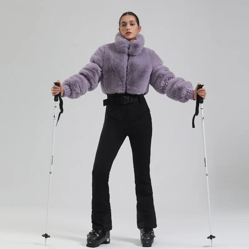 Best Quality Fashionable Design Windproof and Warm Snow Resistant Ski Onesie Designer Snow Outfit Ski Wear For Women
