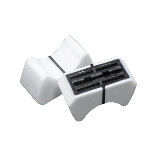 Plastic double colored switch button cover push button cover for audio control device as mixer adjust sound channel press-button