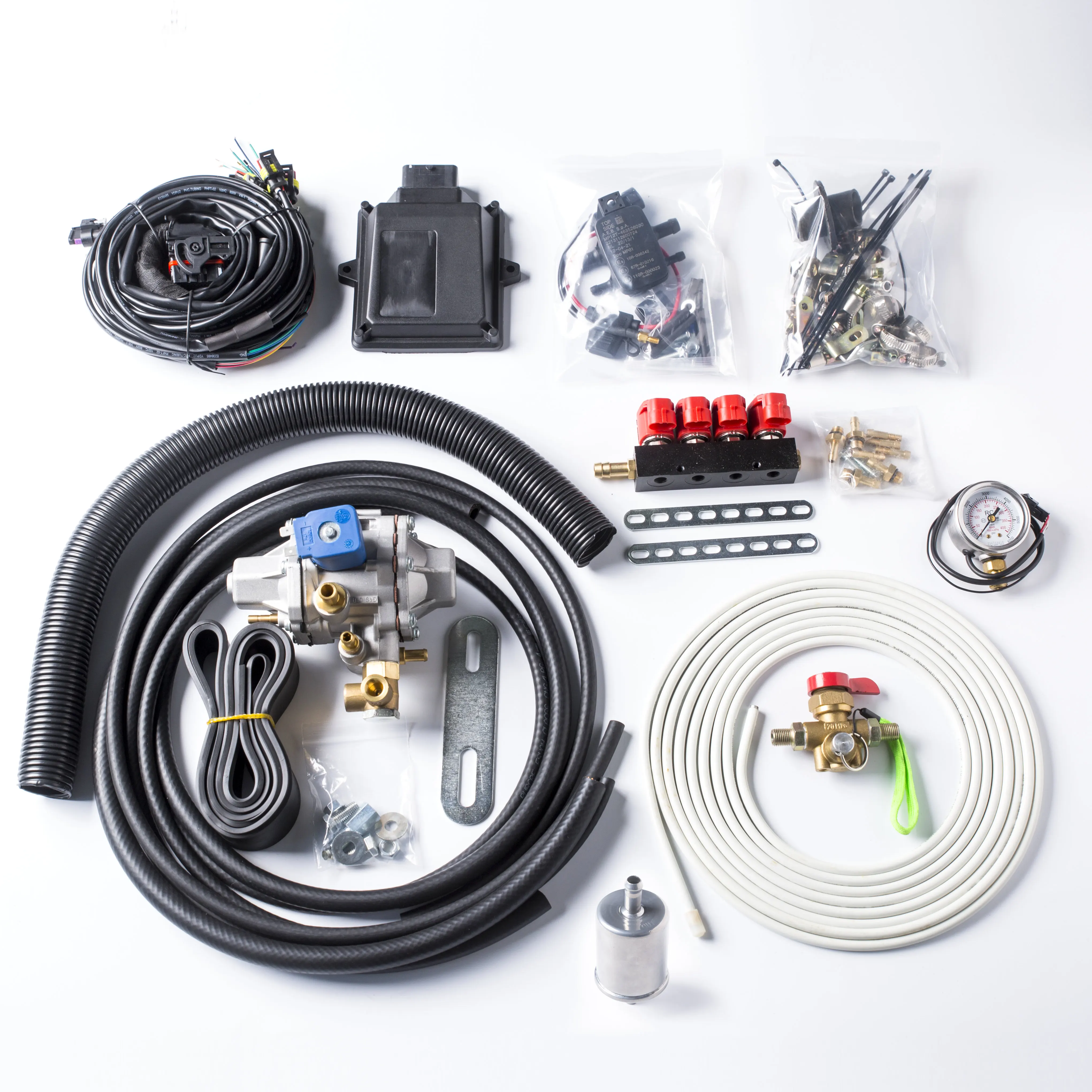 Car Parts CNG Kits 4 Cylinder CNG Conversion Kits Auto Engine Systems LPG Car Kit