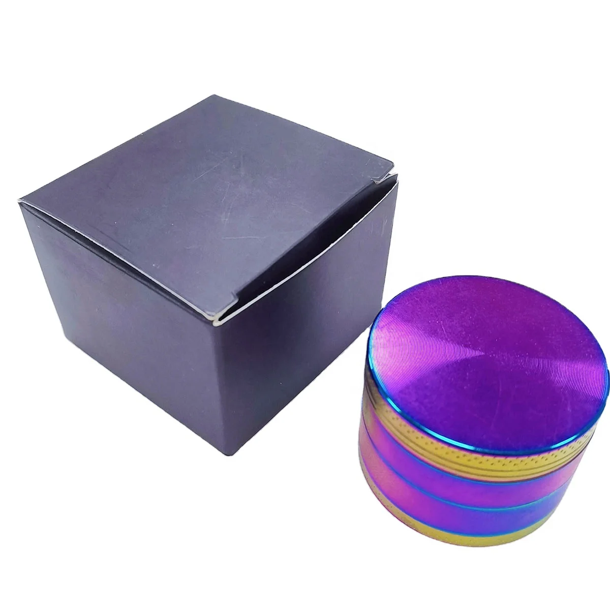 2023 Multi-Size Detachable Oem Aluminum Alloy 50MM Dry Magnetic Uv Cnc Engraving Custom Logo Herb Grinder