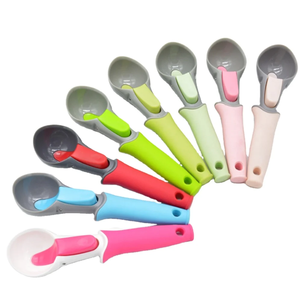 oem wholesale Comfortable Handle plastic spoon Ice Cream Scoop