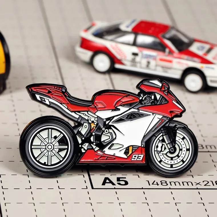 Pin Custom Logo Hot Selling Custom Bicycle Motorcycle Badge Free Design Car Badge For Cloth